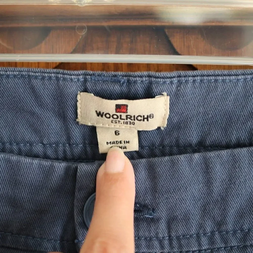 Woolrich Sunday Chino Pants -  Dark Cobalt Blue. Old money style